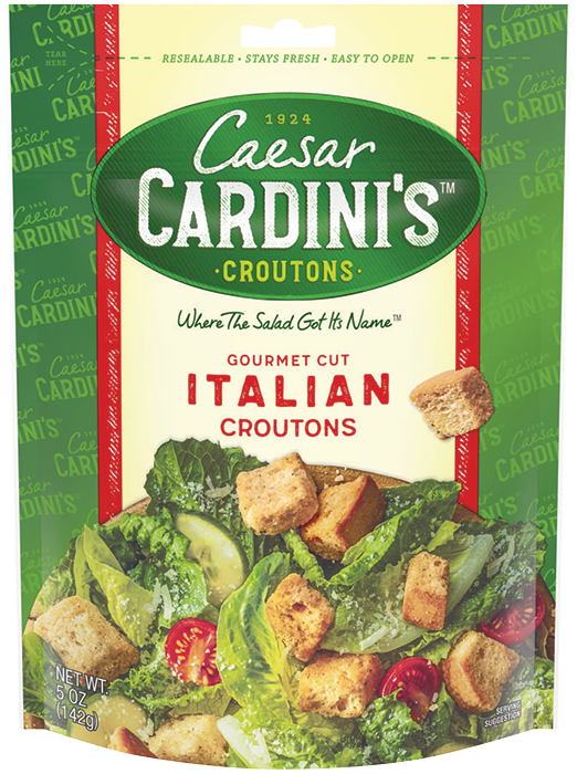 ItalianCroutons - Cardini's Gourmet Cut Italian Croutons