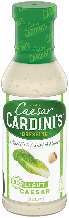 LightCaesar12oz - Cardini’s Light Caeser Dressing 12 oz.