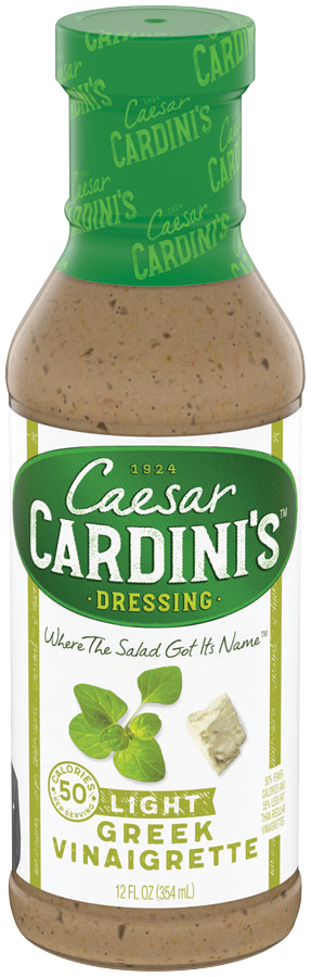 LightGreekVinaigrette12oz - Cardini’s Light Greek Vinaigrette 12 oz.